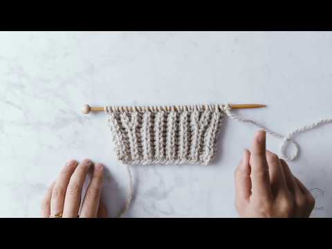 Brioche Stitch: Basic Increase (bk2tog-yo-bk2tog) | Purl Soho