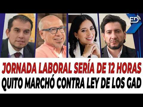 🔴 EN VIVO 🔴 Jornada laboral sería de 12 horas | Quito marchó contra Ley de los GAD | 20/02/2026
