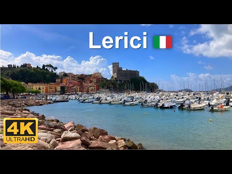 Lerici Italy - Liguria - 4K Drone Footage and Walking Tour #italy #cinqueterreitaly #lerici