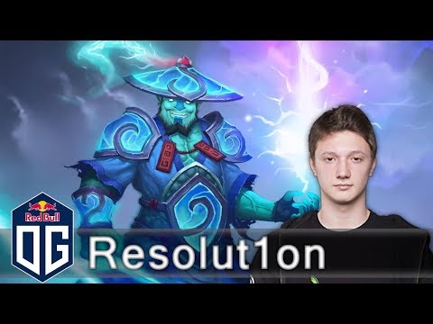 OG.Resolut1on Storm Spirit Gameplay - Ranked Match - OG Dota 2.