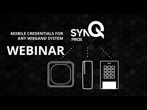 SynQ Prox: Mobile Bluetooth Credentials Webinar