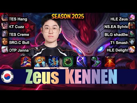 HLE Zeus KENNEN vs RUMBLE Top - Patch 25.17 KR Ranked | lolrec