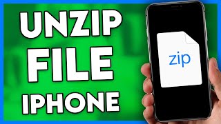 How to Unzip a File on iPhone (EASY)