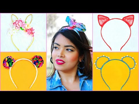 DIY Queen 5 DIY Teenagers Kitty Hairbands from waste