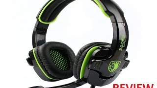Video thumbnail for SADES SA-708 Stereo Gaming Headset Review by Galaxy Tech Review