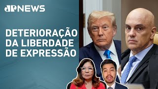 Governo Trump acusa Moraes de censura no Brasil