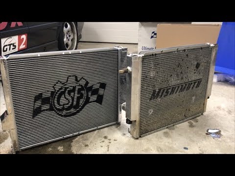 E36 M3  CSF Radiator vs Mishimoto Radiator! Comparisons and Benefits