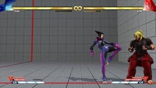 スト５ジュリ基本コンボ（ピヨり追撃用）