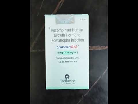 Somatorel 5mg injection, brand: reliance life sciences