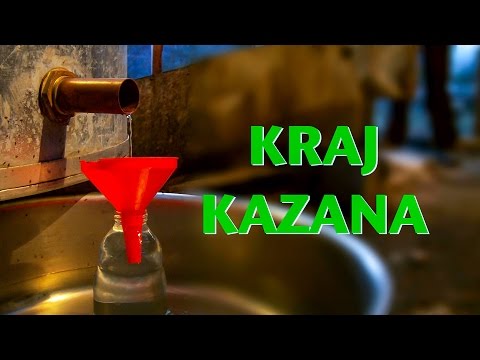 Crnom Gorom: Pečenje rakije - KRAJ KAZANA , reportaža HD