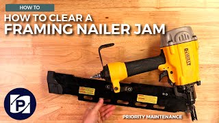 How to Clear a Framing Nailer Jam - How to