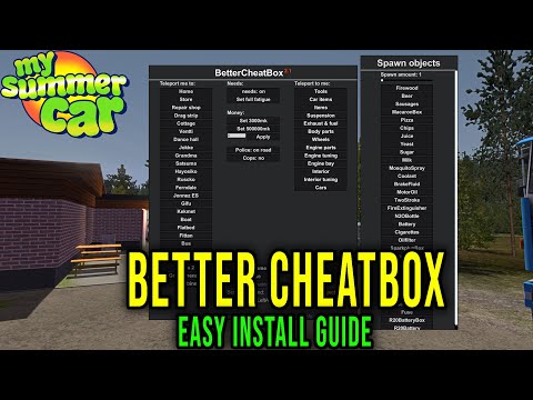 BETTER CHEATBOX - HOW TO DOWNLOAD AND INSTALL CORRECTLY - My Summer Car