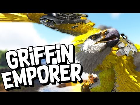 ARK Survival Evolved Ep #44 - GRIFFIN EMPEROR, MYTH DRAGON, KRAKEN  (Modded Survival)