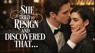 She tried to resign, so he closes the door, throws a document on the table—and her name is there...