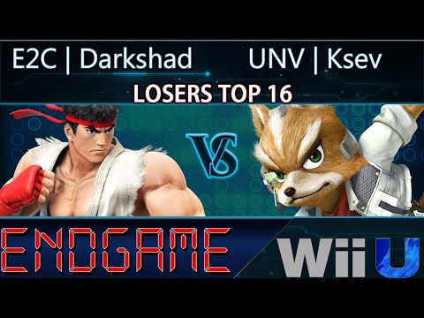 Endgame  LOSERS TOP 16 - E2C | Darkshad (Ryu) vs UNV | Ksev (Fox)