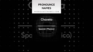 How to pronounce Chaveta