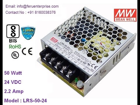 LRS-50-24 Meanwell SMPS Power Supply