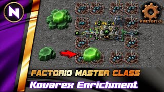 Limitless Uranium-235 with KOVAREX Enrichment Process | Factorio Tutorial/Guide/How-to