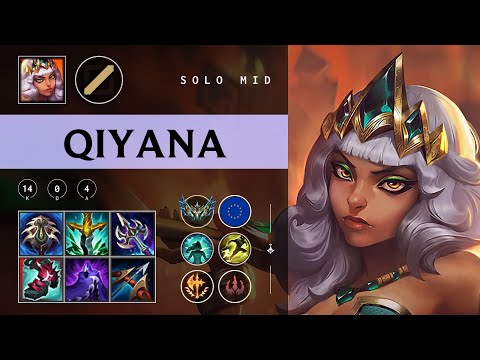 Qiyana Mid vs Zoe - EUW Challenger Patch 25.24