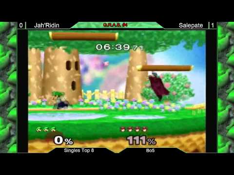 G.R.A.S 4 - Singles Bracket LR7 - Jah'Ridin (Luigi) Vs. Salepate (Marth)