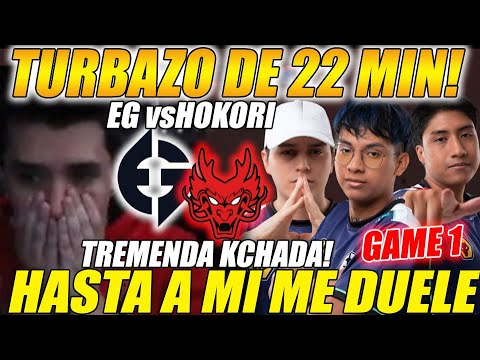 😲TURBAZO DE 22 MIN! PAKAZ Y CHRIS CON MAS ORO QUE UN ALCHE!😲EG vs HOKORI [G1/bo3] - CAST IMPERIUS