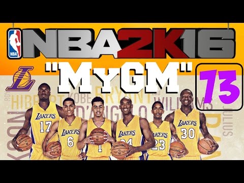 NBA2K16 PC "MyGM" [Game 73/82] - Lakers vs Wizards - Big W! || 720/60fps HD