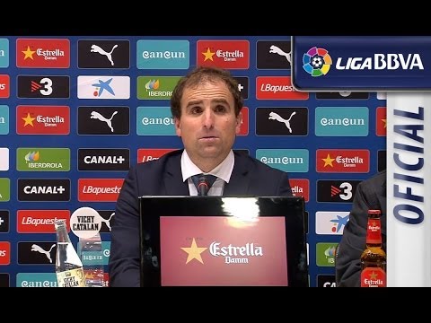 Rueda de Prensa de Arrasate tras el RCD Espanyol (1-2) Real Sociedad - HD