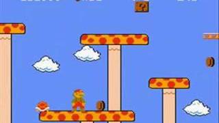 スーパーマリオブラザーズ ゴールの旗越え・ポール越えする画像