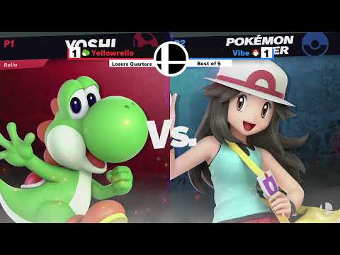 Legacy Bomb City Brawl 2 - LQF - YellowRello (Yoshi) Vs. Vibe (Pokémon Trainer)