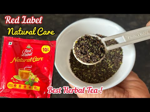 Red Label Natural Care Tea Review & Demo | Brooke Bond Red Label Natural Care  Best Herbal Tea ??