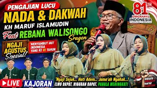 Download lagu Ceramah Lucu Pengajian Lucu Kh Maruf Islamudin Terbaru 2026 LIVE KAJORAN(NADA DAN DAKWAH) mp3