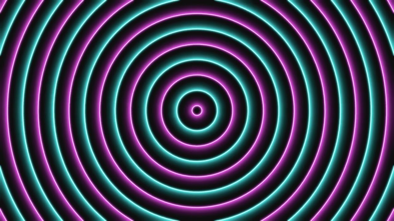Circle Wave Background | 5 min Loop Background | Free Stock Footage