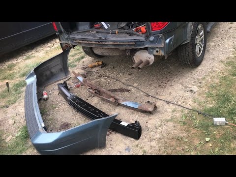 “replacing rear” STEEL BUMPER honda pilot (reinforcement) 03 04 05 06 07 08