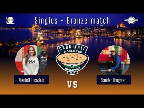Crokinole World Cup 2024 - Bronze match: Niki Vs Sander #crokinole @TraceyBoards #worldcup #singles