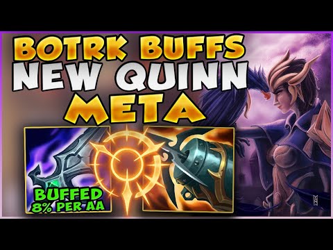 THESE NEW BOTRK & QUINN BUFFS MAKE HER INSANE TOP LANE! (8% HEALTH DMG PER AA) - League of Legends