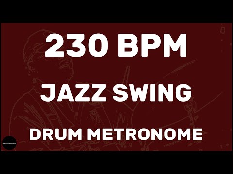 Jazz Swing | Drum Metronome Loop | 230 BPM