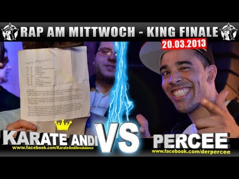 RAP AM MITTWOCH: Karate Andi vs Percee 20.03.13 BattleMania King Finale (5/5) GERMAN BATTLE
