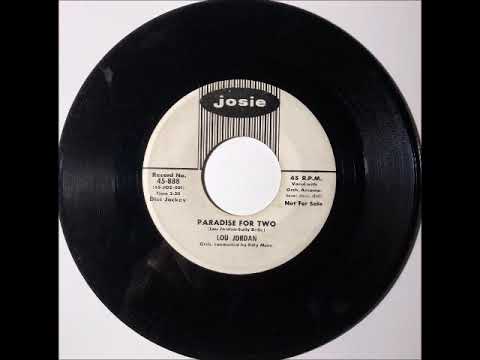 Lou Jordan & Chaperones - Paradise For Two ~ teen doo wop teenage