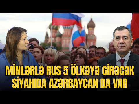 On minlərlə rus ölkəni tərk edir. Siyahıda Azərbaycan da var. Qüdrət Həsənquliyevlə GÜNDƏM - LAF TV