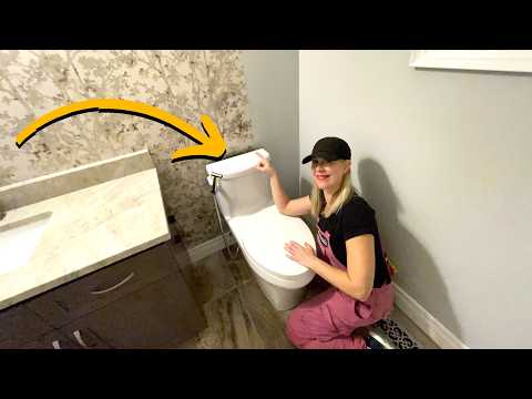 How to Wallpaper Behind a Toilet
