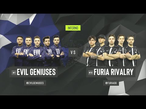 CSGO   Evil Geniuses vs  FURIA RIVALRY Inferno Map 2   ESL Pro League Season 11  Lower Bracket Final
