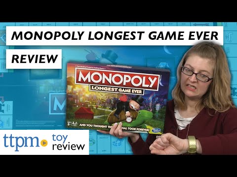 Full Game Review | Monopoly Longest Game Ever from Hasbro