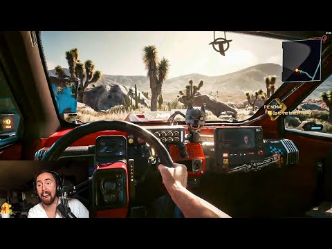 Asmon Tries Driving in Cyberpunk 2077 Patch 2.0