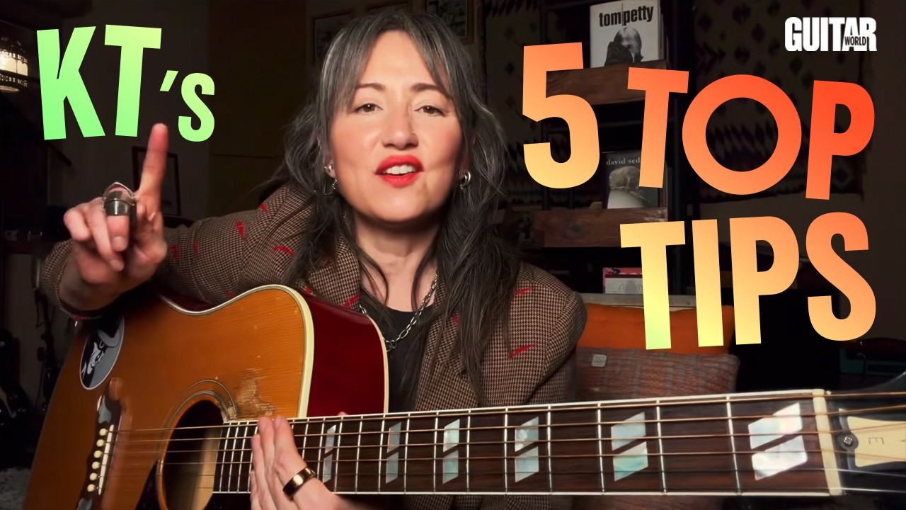 KT Tunstall: My 5 guitar tips to boost your songwriting skills - YouTube