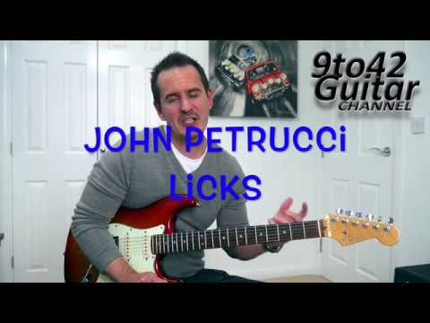 4 John Petrucci Guitar Licks with TAB