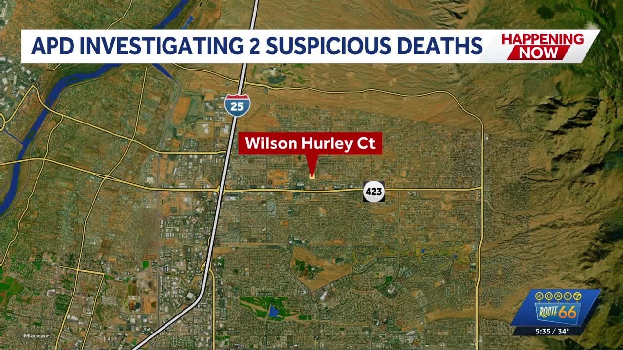 Video thumbnail for Albuquerque police investigating suspicious deaths