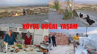KÖYDE DOĞAL YAŞAM TAVUKLARIMIZ ARTIK ÖZĞÜR VE ÇEVRE TEMİLİĞİ YAPTIK YENİ MALZEME