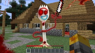 EVIL FORKY APPEARS IN OUR ZOMBIE HOUSE IN MINECRAFT !! SURVIVAL OF MC NAVEED !! Minecraft Mods