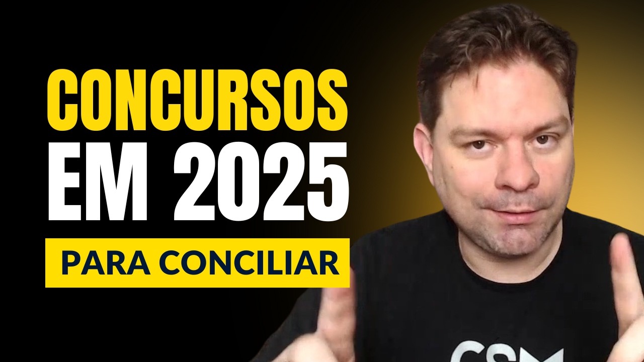 CONCURSOS EM 2025: VÁRIAS OPORTUNIDADES PARA VOCÊ CONCILIAR ESTUDOS E ACELERAR SUA NOMEAÇÃO