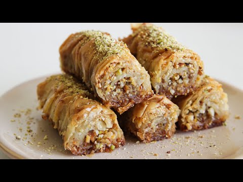 Easy Rolled Baklava Recipe